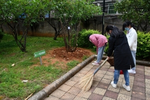 強化勞動實踐，共建美麗校園